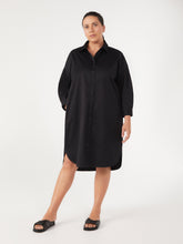 Load image into Gallery viewer, The Relaxed Cotton Twill Shirt Dress
