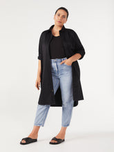 Load image into Gallery viewer, The Relaxed Cotton Twill Shirt Dress
