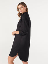 Load image into Gallery viewer, The Relaxed Cotton Twill Shirt Dress
