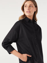 Load image into Gallery viewer, The Relaxed Cotton Twill Shirt Dress
