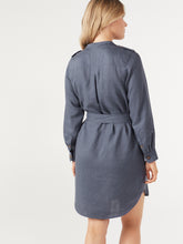 Load image into Gallery viewer, The Linen Utility Shirt Dress
