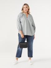 Load image into Gallery viewer, The Micro-Stripe Cotton Top
