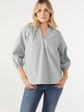 Load image into Gallery viewer, The Micro-Stripe Cotton Top
