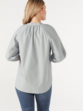 Load image into Gallery viewer, The Micro-Stripe Cotton Top
