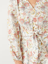 Load image into Gallery viewer, The Linen Tie-Front Print Top
