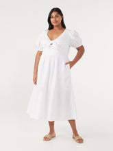 Load image into Gallery viewer, The Linen Tie Front Dress

