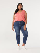Load image into Gallery viewer, The Slub Cotton Shirt Tail Tank
