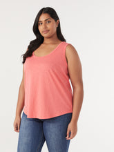 Load image into Gallery viewer, The Slub Cotton Shirt Tail Tank
