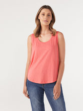 Load image into Gallery viewer, The Slub Cotton Shirt Tail Tank
