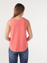 Load image into Gallery viewer, The Slub Cotton Shirt Tail Tank
