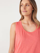Load image into Gallery viewer, The Slub Cotton Shirt Tail Tank
