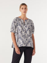 Load image into Gallery viewer, The Cotton Paisley Popover Top
