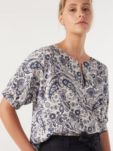 Load image into Gallery viewer, The Cotton Paisley Popover Top
