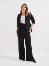 Load image into Gallery viewer, The Stretch Crepe Draped Trouser
