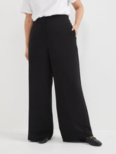 Load image into Gallery viewer, The Stretch Crepe Draped Trouser
