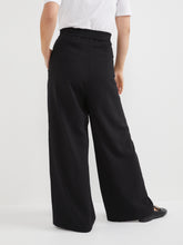 Load image into Gallery viewer, The Stretch Crepe Draped Trouser

