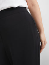 Load image into Gallery viewer, The Stretch Crepe Draped Trouser

