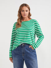 Load image into Gallery viewer, The Boat Neck Stripe Tee
