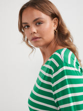 Load image into Gallery viewer, The Boat Neck Stripe Tee
