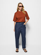 Load image into Gallery viewer, The High Rise Crop Girlfriend Jean
