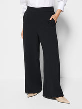 Load image into Gallery viewer, The Draped Leg Crepe Trouser
