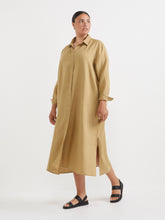 Load image into Gallery viewer, The Washed Linen Shirt Dress
