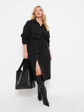 Load image into Gallery viewer, The Linen Blend Shirt Dress
