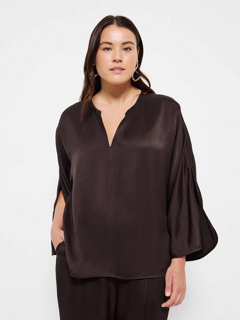 Split Sleeve Top