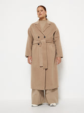 Load image into Gallery viewer, Double Breasted Wool Coat
