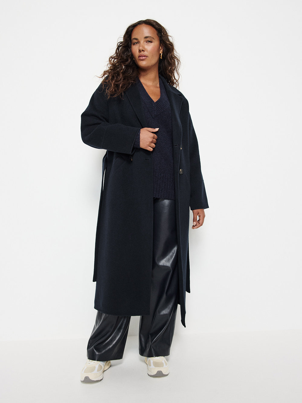 Double Breasted Wool Coat