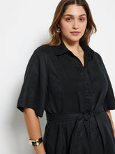 Load image into Gallery viewer, Linen Shirt Maxi Dress
