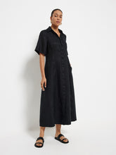 Load image into Gallery viewer, Linen Shirt Maxi Dress
