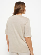 Load image into Gallery viewer, Short Sleeve Linen Tee
