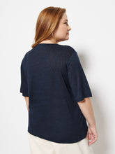 Load image into Gallery viewer, Short Sleeve Linen Tee
