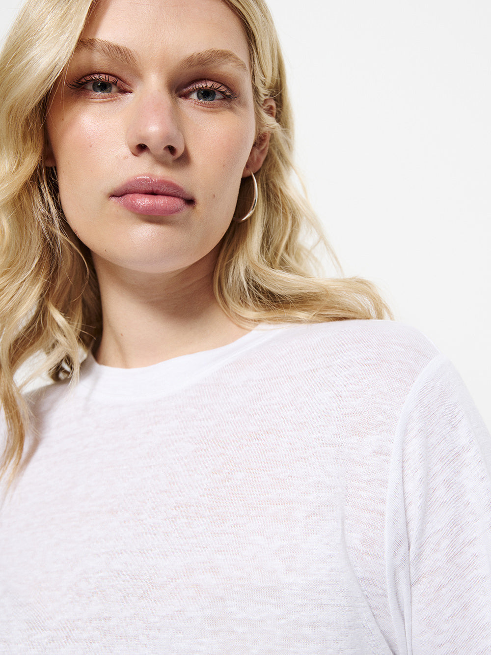 Short Sleeve Linen Tee