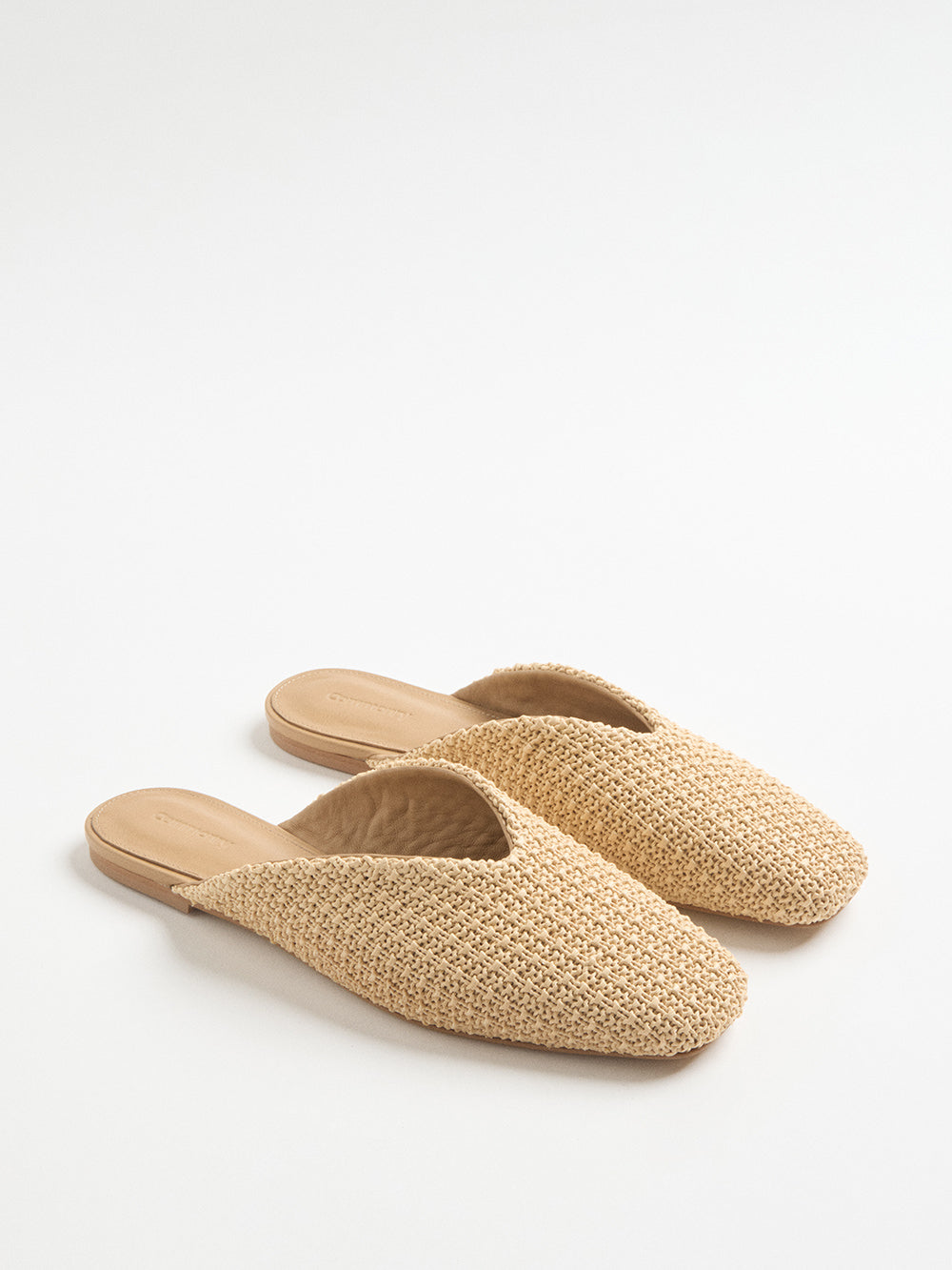 Amara Raffia Slide