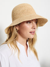Load image into Gallery viewer, Etta Raffia Bucket Hat
