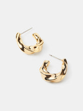 Load image into Gallery viewer, Hazel Spiral Hoops
