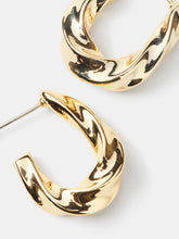 Load image into Gallery viewer, Hazel Spiral Hoops
