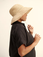 Load image into Gallery viewer, Aster Raffia Wide brim Hat
