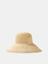 Load image into Gallery viewer, Aster Raffia Wide brim Hat
