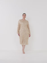 Load and play video in Gallery viewer, Sylvia Sequin Dress
