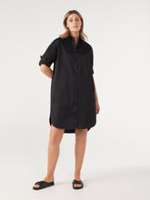 Load image into Gallery viewer, The Relaxed Cotton Twill Shirt Dress
