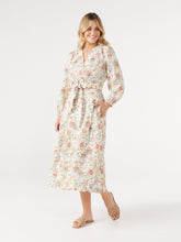 Load image into Gallery viewer, The Linen Tie-Front Print Top
