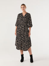 Load image into Gallery viewer, The Washed Satin Print Dress
