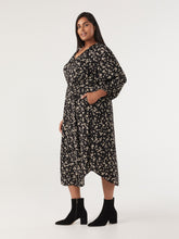 Load image into Gallery viewer, The Washed Satin Print Dress
