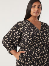 Load image into Gallery viewer, The Washed Satin Print Dress
