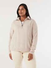 Load image into Gallery viewer, The Stitch Detail Half Zip Knit
