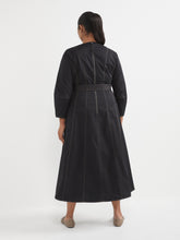 Load image into Gallery viewer, The Seamed Stretch Cotton Dress
