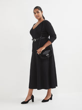 Load image into Gallery viewer, The V-Neck Rib Maxi Dress
